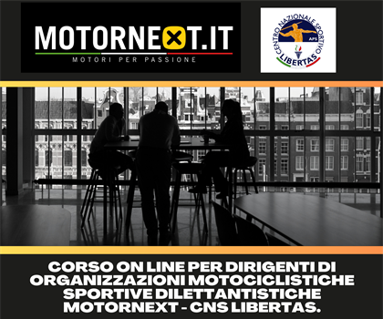 CORSO PER DIRIGENTI DI ORGANIZZAZIONI MOTOCICLISTICHE SPORTIVE...